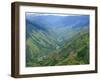 Peru's Monzon River Valley Shows a Patchwork of Coca Fields-null-Framed Photographic Print