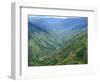 Peru's Monzon River Valley Shows a Patchwork of Coca Fields-null-Framed Photographic Print