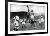 Peru's Olympic Football Team in Action, Berlin Olympics, 1936-null-Framed Giclee Print