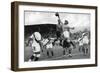 Peru's Olympic Football Team in Action, Berlin Olympics, 1936-null-Framed Giclee Print