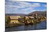 Peru, Uros Islands. The floating reed islands of Lake Titicaca.-Kymri Wilt-Mounted Photographic Print