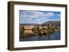 Peru, Uros Islands. The floating reed islands of Lake Titicaca.-Kymri Wilt-Framed Photographic Print