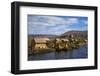 Peru, Uros Islands. The floating reed islands of Lake Titicaca.-Kymri Wilt-Framed Photographic Print