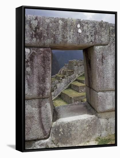 Peru, Urubamba Valley, Machu Picchu-null-Framed Stretched Canvas