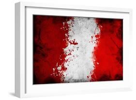 Peruan Flag-igor stevanovic-Framed Art Print