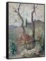 Perugia, Umbria, 1894 (Oil on Board)-Konstantin Andreevic Somov-Framed Stretched Canvas