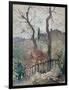 Perugia, Umbria, 1894 (Oil on Board)-Konstantin Andreevic Somov-Framed Giclee Print