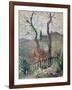 Perugia, Umbria, 1894 (Oil on Board)-Konstantin Andreevic Somov-Framed Giclee Print