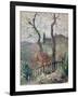 Perugia, Umbria, 1894 (Oil on Board)-Konstantin Andreevic Somov-Framed Giclee Print