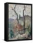 Perugia, Umbria, 1894 (Oil on Board)-Konstantin Andreevic Somov-Framed Stretched Canvas