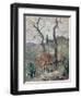 Perugia, Umbria, 1894 (Oil on Board)-Konstantin Andreevic Somov-Framed Premium Giclee Print