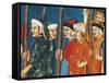 Perugian Public Officials During the Procession Through the Streets-null-Framed Stretched Canvas