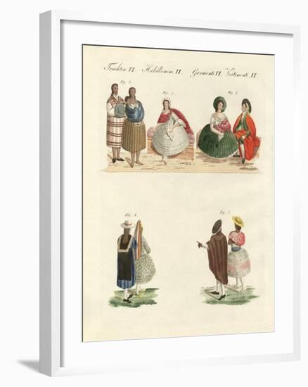 Peruvian Dresses-null-Framed Giclee Print