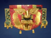 Inca Mask-Peruvian School-Framed Stretched Canvas