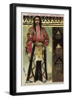 Peruvian Warrior Chief, 14th Century-null-Framed Giclee Print