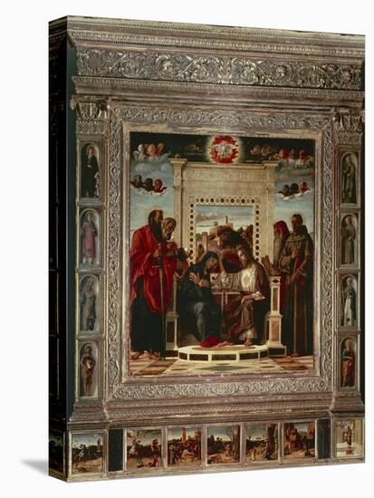 Pesaro Altarpiece-Giovanni Bellini-Stretched Canvas