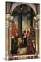 Pesaro Madonna-Titian (Tiziano Vecelli)-Stretched Canvas