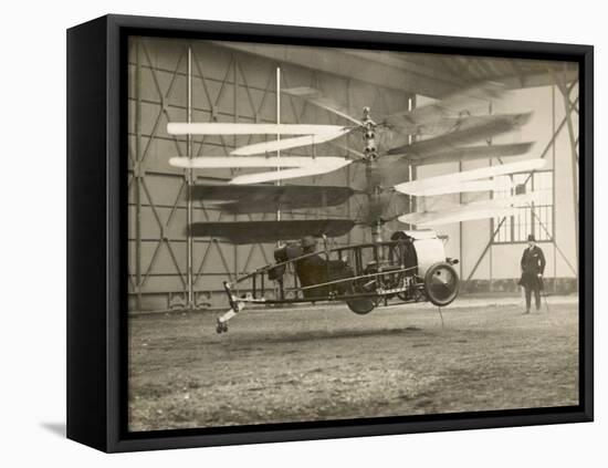 Pescara Helicopter 1922-null-Framed Stretched Canvas