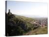 Pescina's Tower, View of Pescina, Abruzzi, Italy, Europe-Oliviero Olivieri-Stretched Canvas