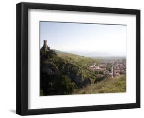 Pescina's Tower, View of Pescina, Abruzzi, Italy, Europe-Oliviero Olivieri-Framed Photographic Print