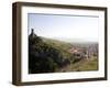 Pescina's Tower, View of Pescina, Abruzzi, Italy, Europe-Oliviero Olivieri-Framed Photographic Print