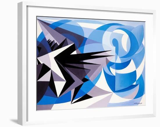 Pessimism and Optimism-Giacomo Balla-Framed Giclee Print