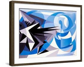 Pessimism and Optimism-Giacomo Balla-Framed Giclee Print