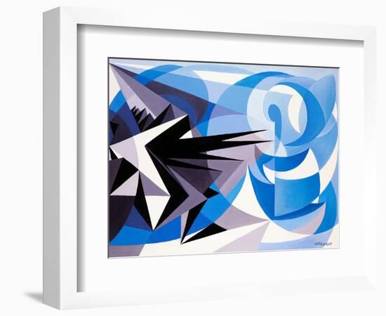 Pessimism and Optimism-Giacomo Balla-Framed Giclee Print