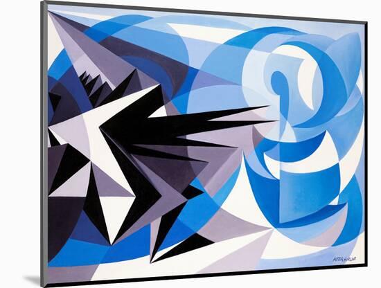 Pessimism and Optimism-Giacomo Balla-Mounted Premium Giclee Print