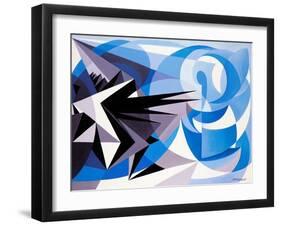 Pessimism and Optimism-Giacomo Balla-Framed Giclee Print