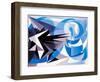 Pessimism and Optimism-Giacomo Balla-Framed Giclee Print