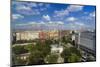 Pest, Belvaros, St. Stephen's Basilica, Erzsebet Square and the Town from the Panoramic Wheel-Massimo Borchi-Mounted Photographic Print