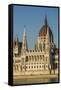 Pest, the Hungarian Parliament Building-Massimo Borchi-Framed Stretched Canvas