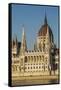 Pest, the Hungarian Parliament Building-Massimo Borchi-Framed Stretched Canvas