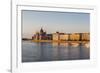 Pest, the River Danube and the Hungarian Parliament Building-Massimo Borchi-Framed Photographic Print