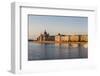 Pest, the River Danube and the Hungarian Parliament Building-Massimo Borchi-Framed Photographic Print