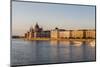 Pest, the River Danube and the Hungarian Parliament Building-Massimo Borchi-Mounted Photographic Print