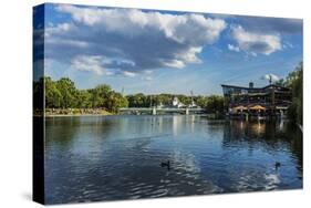 Pest, Varosliget (City Park), the Lake-Massimo Borchi-Stretched Canvas