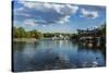 Pest, Varosliget (City Park), the Lake-Massimo Borchi-Stretched Canvas