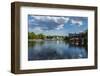 Pest, Varosliget (City Park), the Lake-Massimo Borchi-Framed Photographic Print