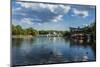 Pest, Varosliget (City Park), the Lake-Massimo Borchi-Mounted Photographic Print