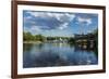 Pest, Varosliget (City Park), the Lake-Massimo Borchi-Framed Photographic Print