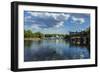 Pest, Varosliget (City Park), the Lake-Massimo Borchi-Framed Photographic Print