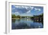 Pest, Varosliget (City Park), the Lake-Massimo Borchi-Framed Photographic Print