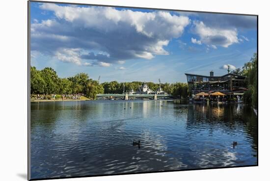 Pest, Varosliget (City Park), the Lake-Massimo Borchi-Mounted Photographic Print