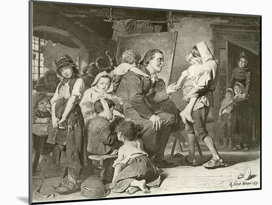 Pestalozzi, the Children's Friend-Konrad Grob-Mounted Giclee Print