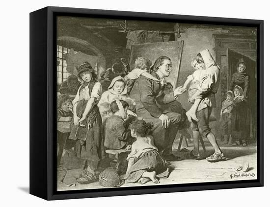 Pestalozzi, the Children's Friend-Konrad Grob-Framed Stretched Canvas