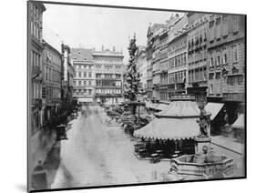 Pestsaule, (Plague Column on the Graben) Vienna, Austria, 1863-null-Mounted Photographic Print