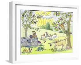 Pet Love-Jennifer Zsolt-Framed Giclee Print