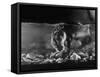 Pet Otter Diving For Frog at Mealtime-Wallace Kirkland-Framed Stretched Canvas